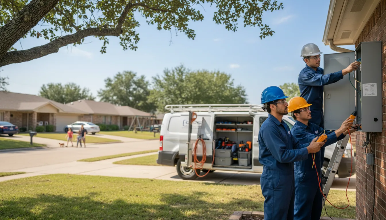 Certified electrician providing emergency electrical services in Vinton, VA